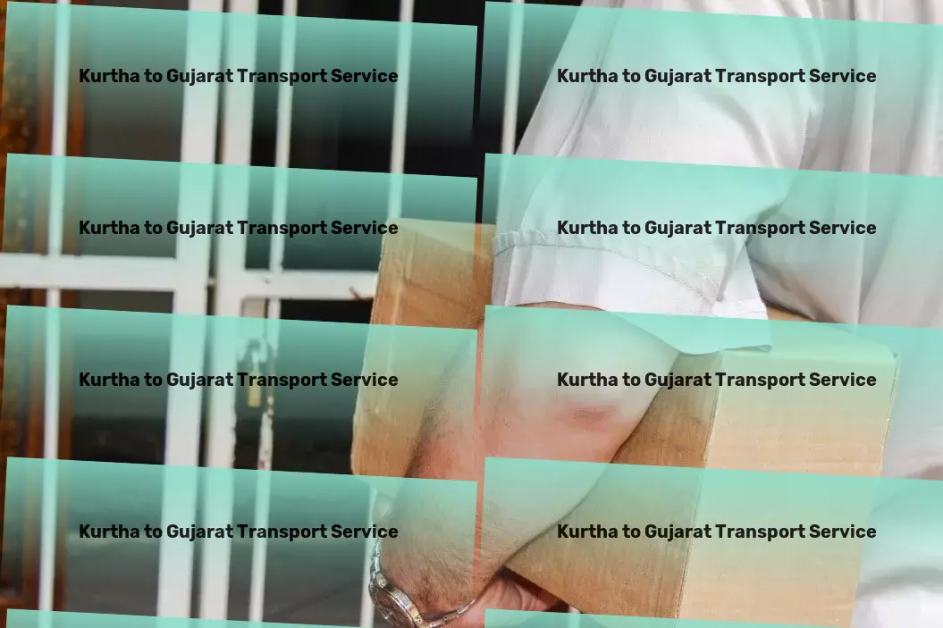 Kurtha to Gujarat Transport Heavy freight transportation