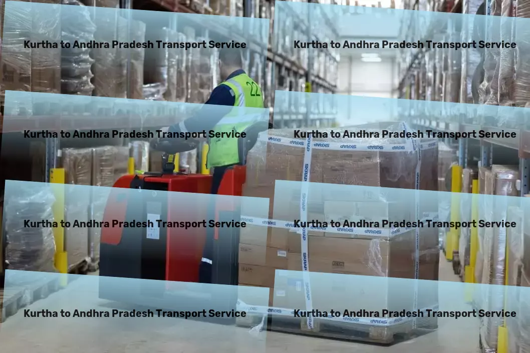 Kurtha to Andhra Pradesh Transport Professional cargo forwarding