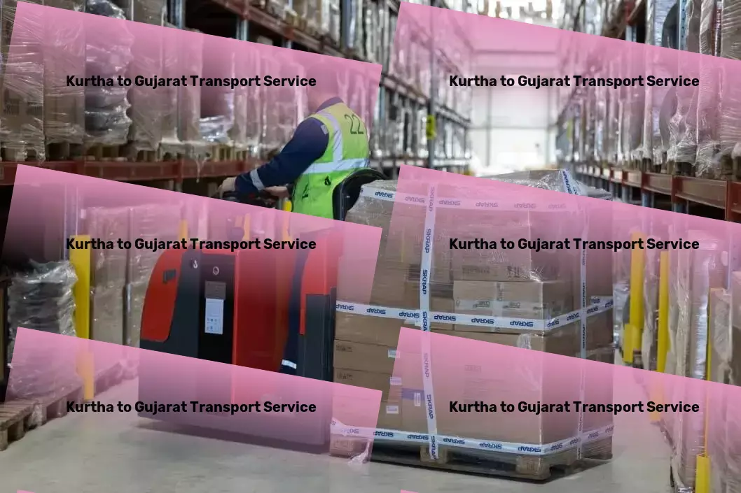 Kurtha to Gujarat Transport High-volume goods forwarding