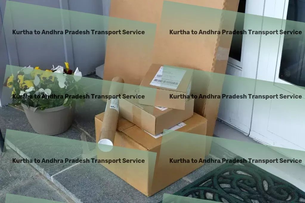 Kurtha to Andhra Pradesh Transport Making remote work simpler and more efficient than ever! - High-volume parcel delivery