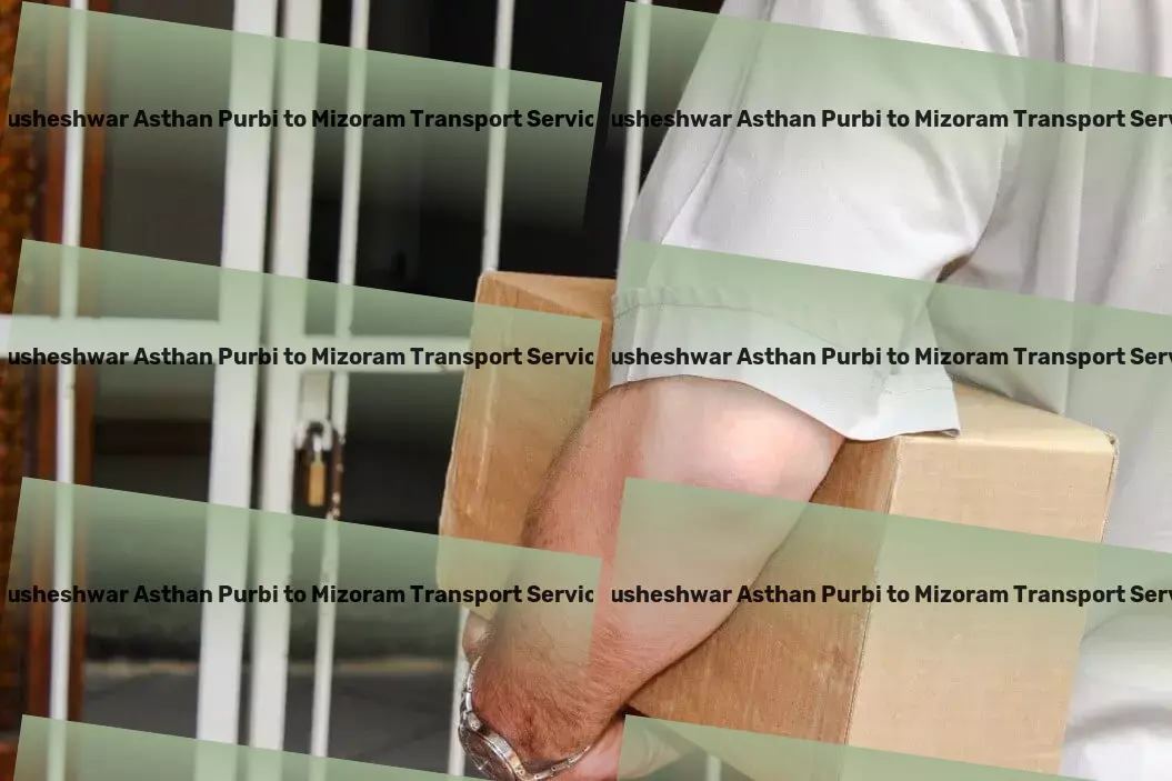 Kusheshwar Asthan Purbi to Mizoram Transport Industrial package forwarding