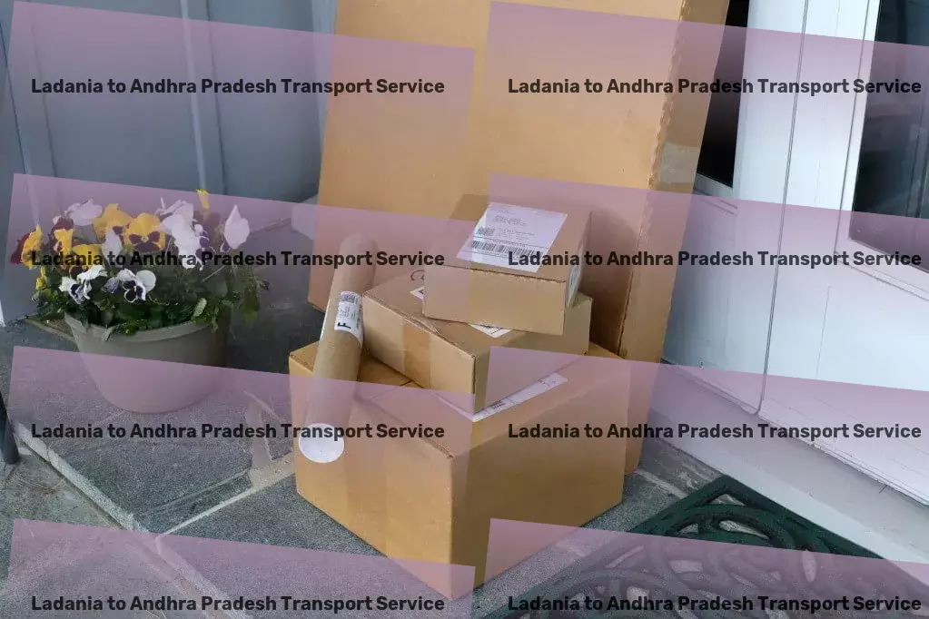 Ladania to Andhra Pradesh Transport Integrated goods forwarding