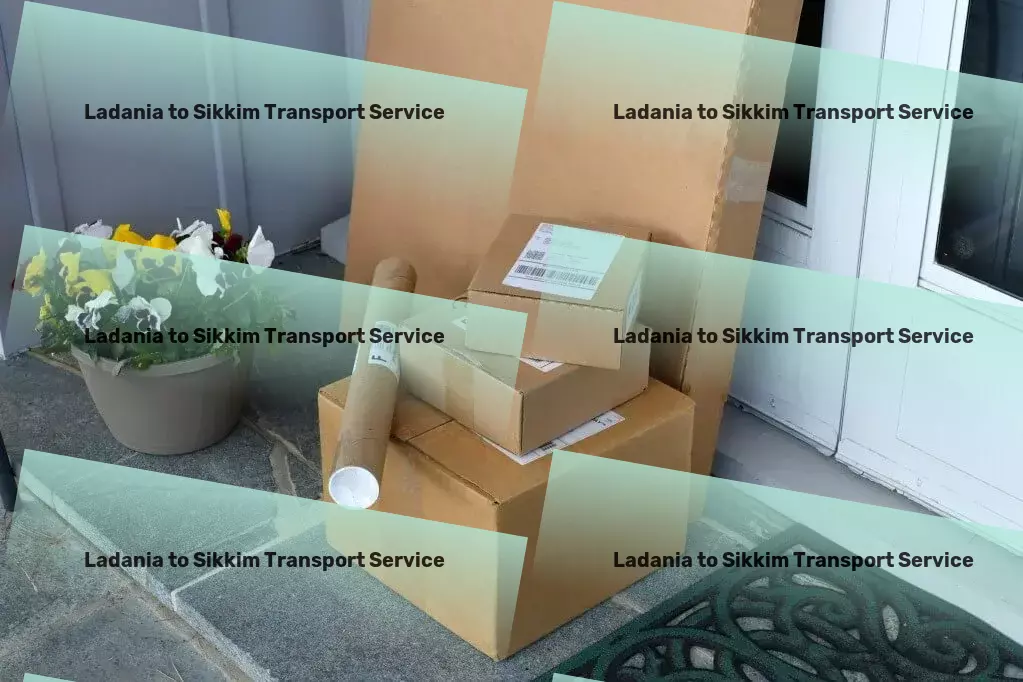 Ladania to Sikkim Transport Quick parcel shipment solutions