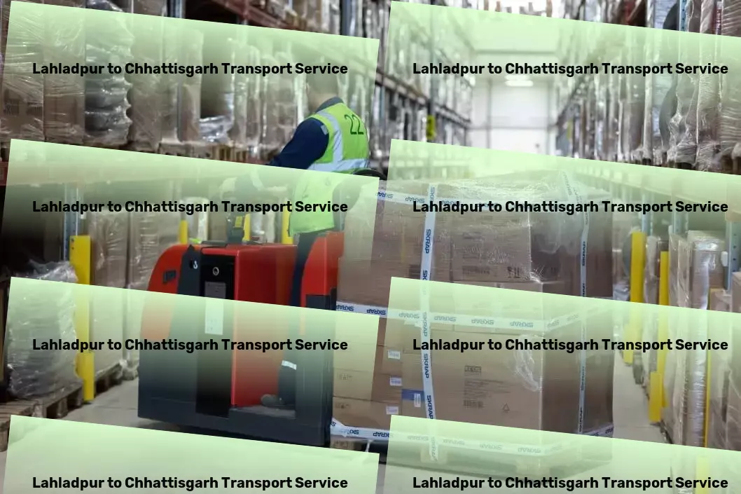 Lahladpur to Chhattisgarh Transport Fast courier services