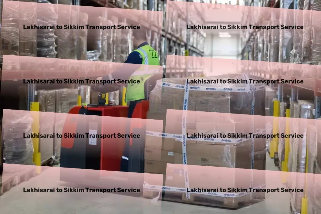 Lakhisarai to Sikkim Transport Seamlessly connect to every corner of India with our services! - Express package logistics