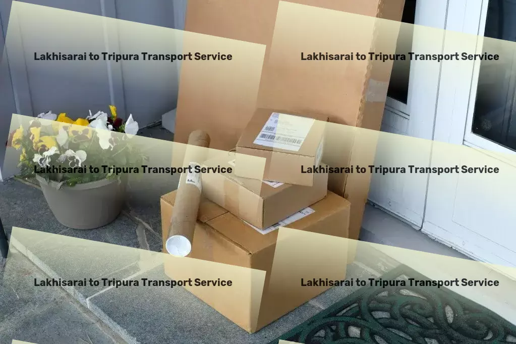 Lakhisarai to Tripura Transport Effortless relocation services to ease your transition! - High-speed parcel delivery