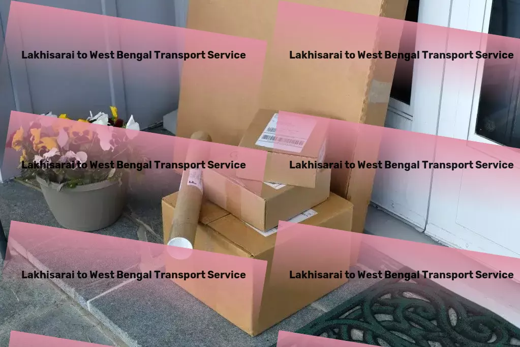 Lakhisarai to West Bengal Transport Commercial freight transport