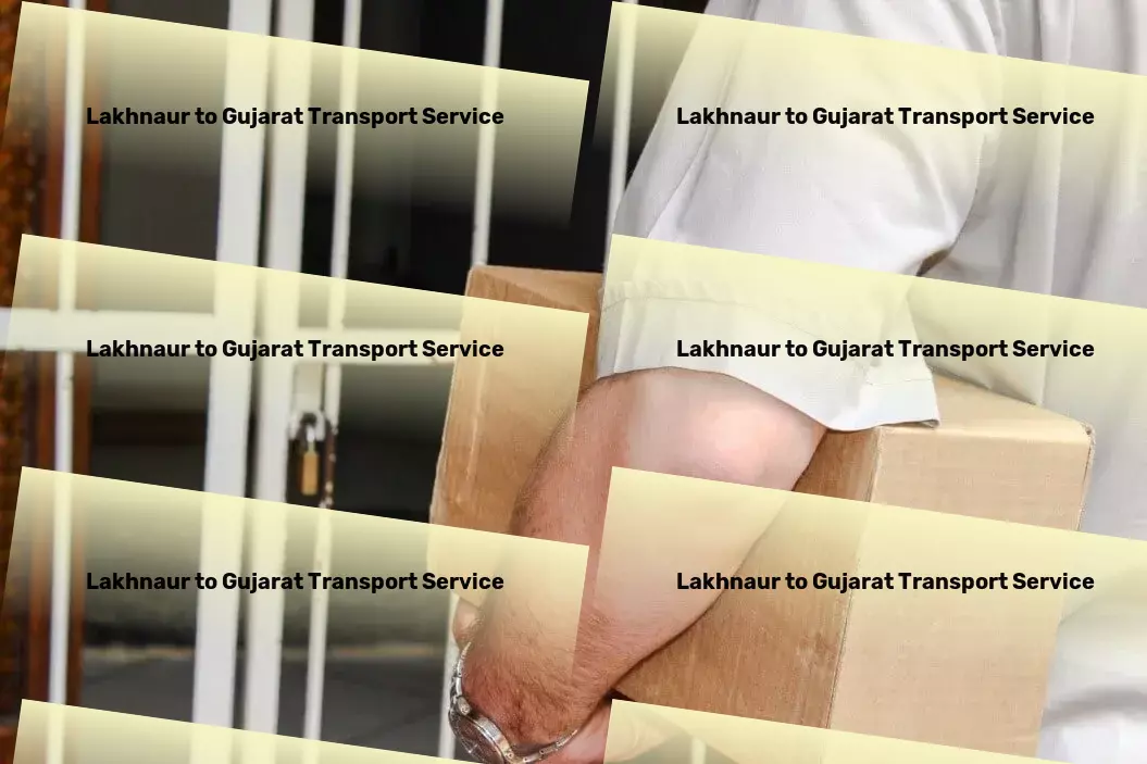 Lakhnaur to Gujarat Transport Expert handling, nationwide: India's logistic pioneers! - Nationwide goods shipping