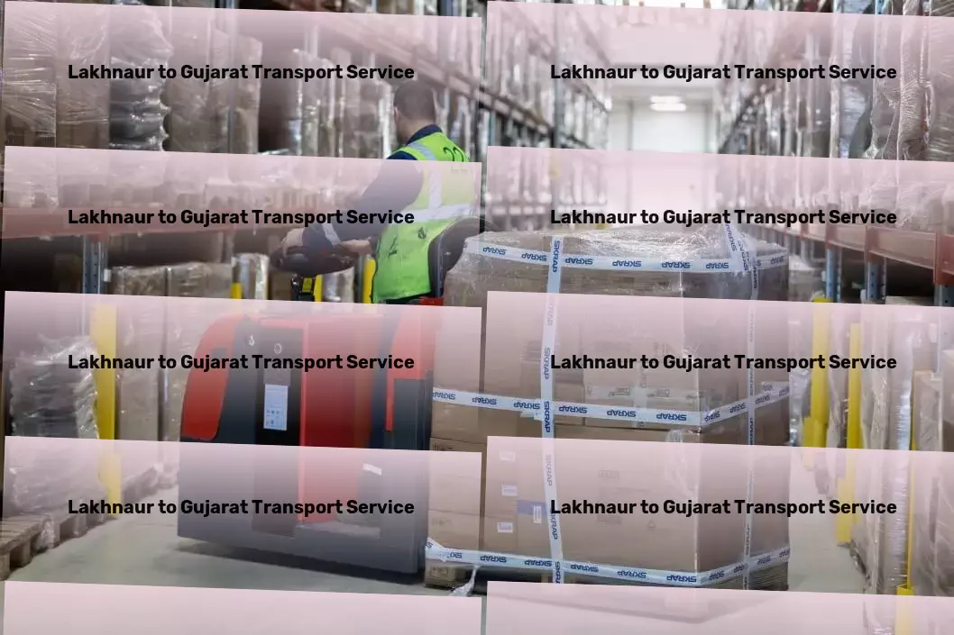 Lakhnaur to Gujarat Transport Full-service freight logistics