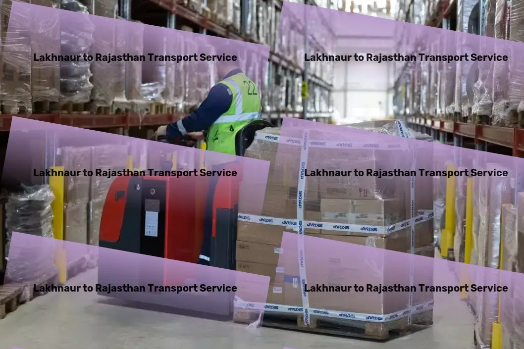 Lakhnaur to Rajasthan Transport Express goods forwarding