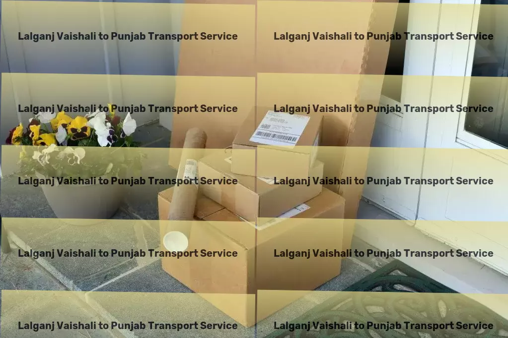 Lalganj Vaishali to Punjab Transport Heavy load freight logistics