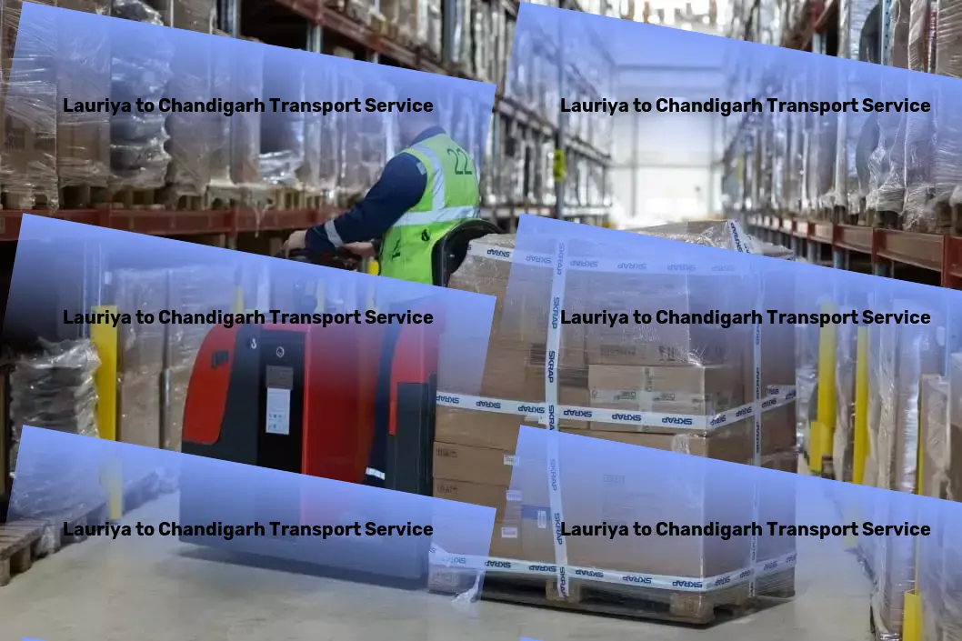 Lauriya to Chandigarh Transport Full-scale package delivery