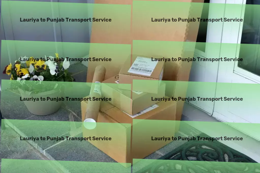 Lauriya to Punjab Transport Expertly designed for the dynamic urbanite! - Customized package logistics