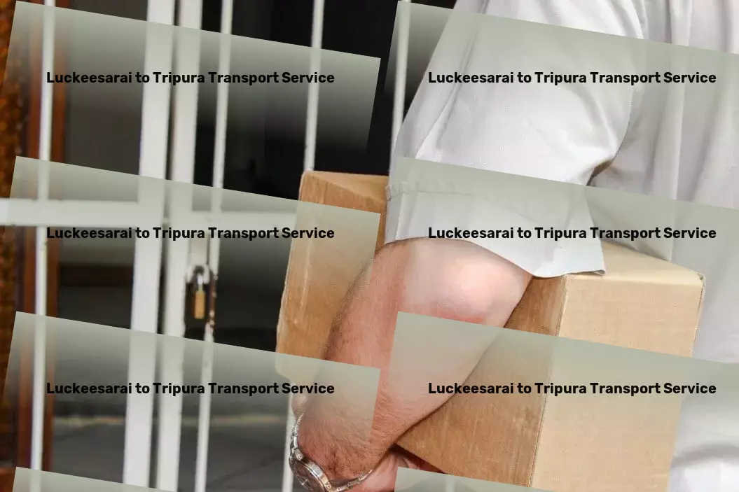 Luckeesarai to Tripura Transport Pharmaceutical transport services