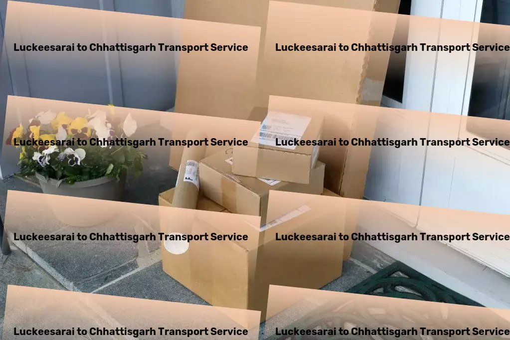 Luckeesarai to Chhattisgarh Transport Optimize your logistics operations with our solutions in India. - City-to-city goods logistics