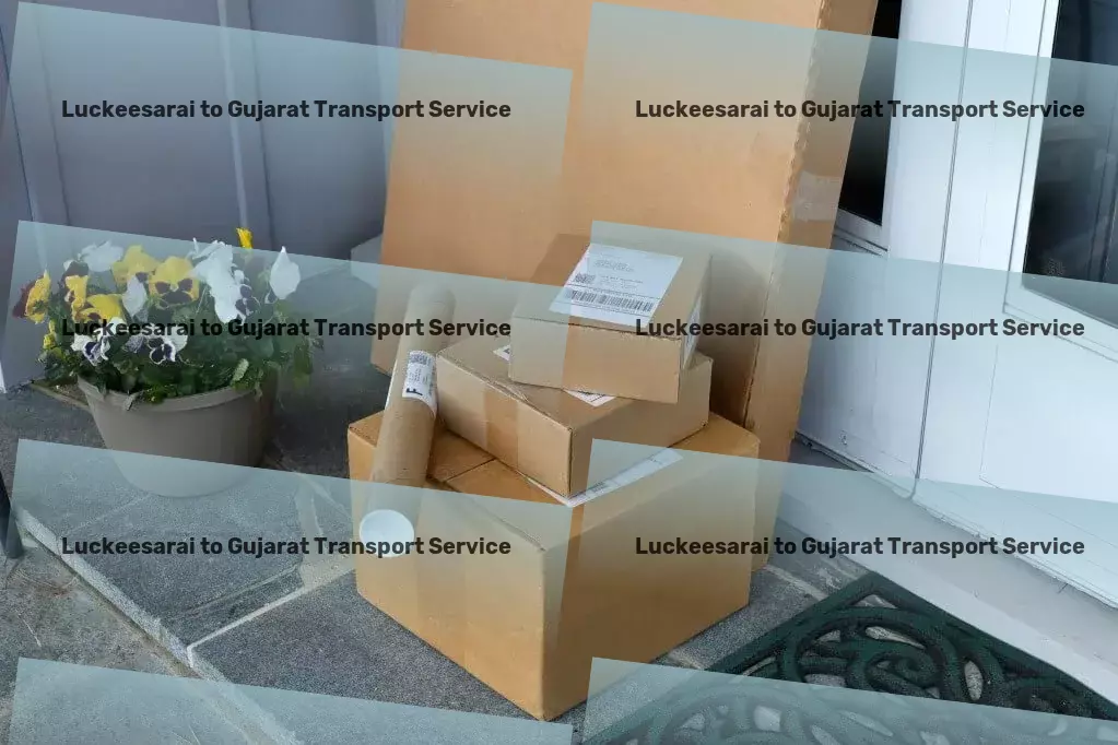 Luckeesarai to Gujarat Transport Maximizing comfort and efficiency in city travels! - Long-haul goods transport