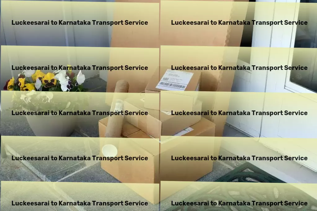 Luckeesarai to Karnataka Transport Full-scale package delivery