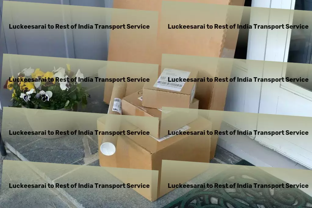 Luckeesarai to Rest Of India Transport Standard courier services