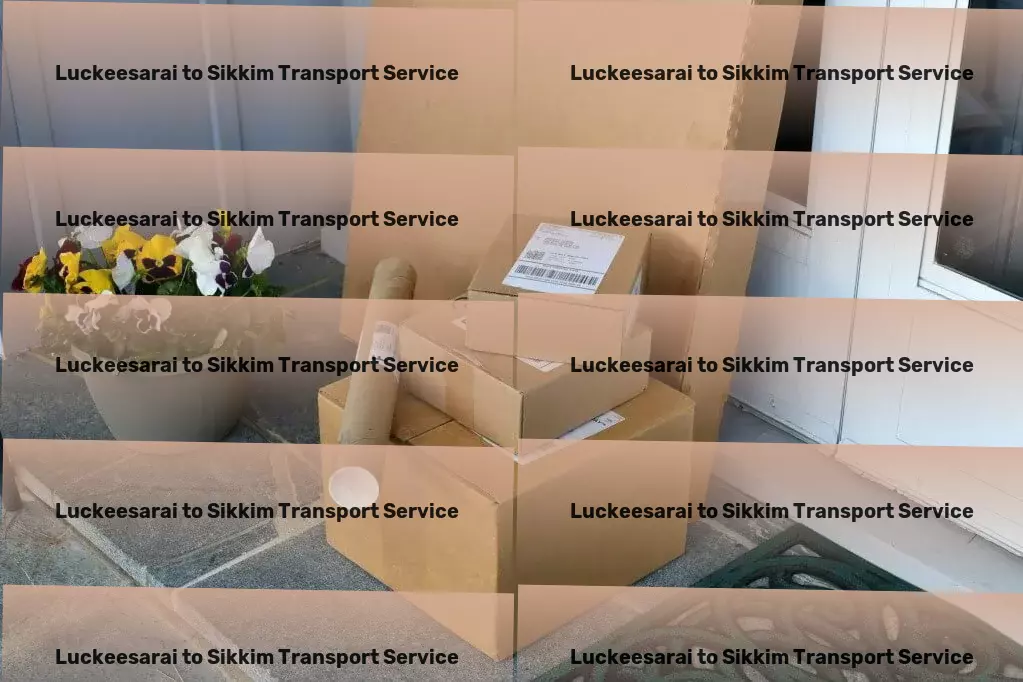 Luckeesarai to Sikkim Transport Get fit with our personalized training programs! - E-commerce logistics