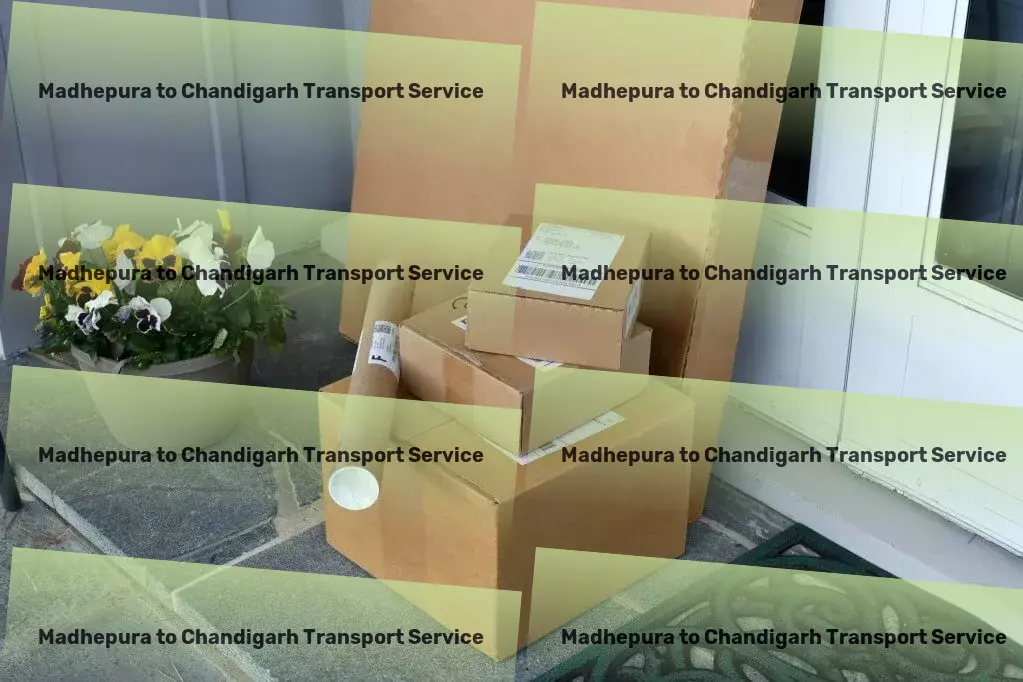 Madhepura to Chandigarh Transport Delivery and courier services