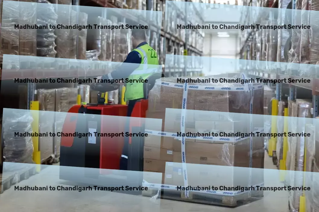 Madhubani to Chandigarh Transport Industrial goods transport solutions