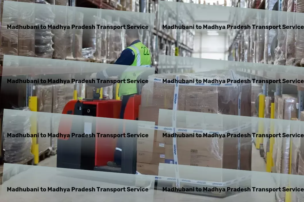 Madhubani to Madhya Pradesh Transport Boost your productivity with time-saving appliances! - High-volume cargo transport