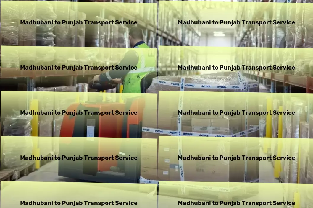 Madhubani to Punjab Transport Advanced courier services