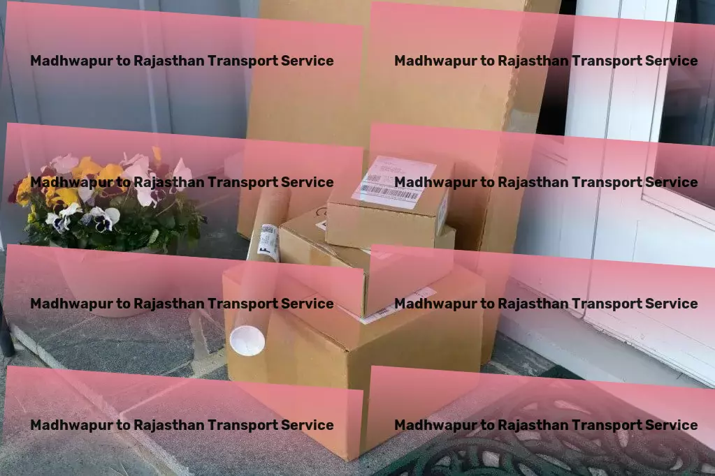 Madhwapur to Rajasthan Transport India's path to streamlined logistics and transport! - Regional parcel services