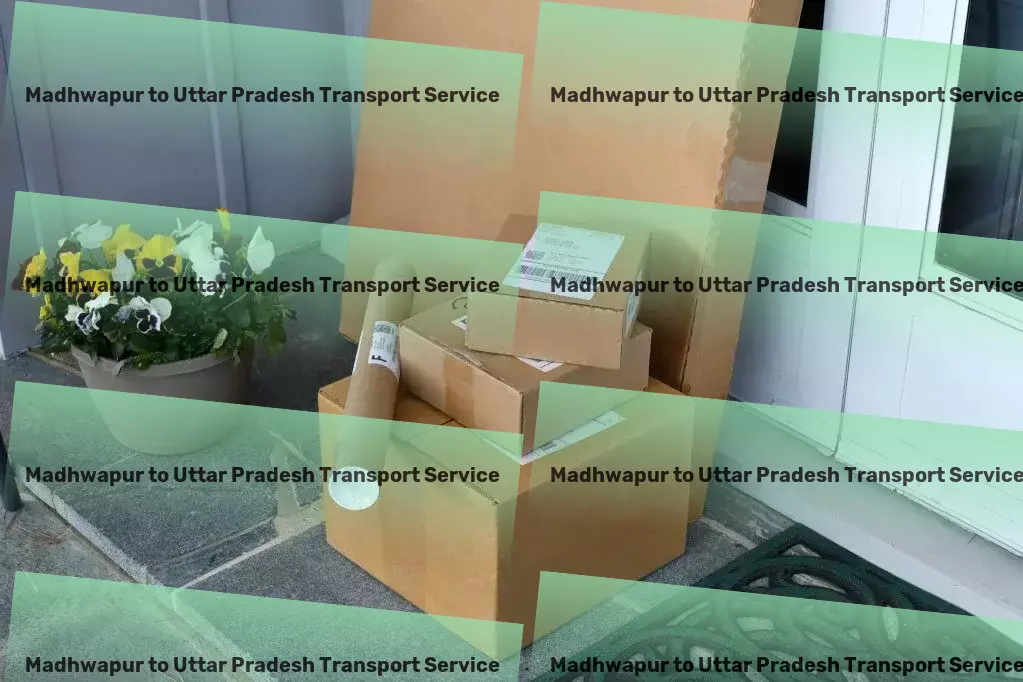 Madhwapur to Uttar Pradesh Transport Nationwide transport logistics